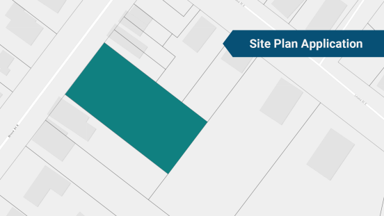 Map view of 53 Bruce Street project area