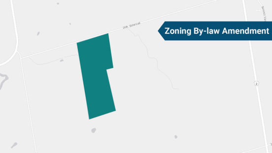 Map view of Spy Cider House and Distillery project area.